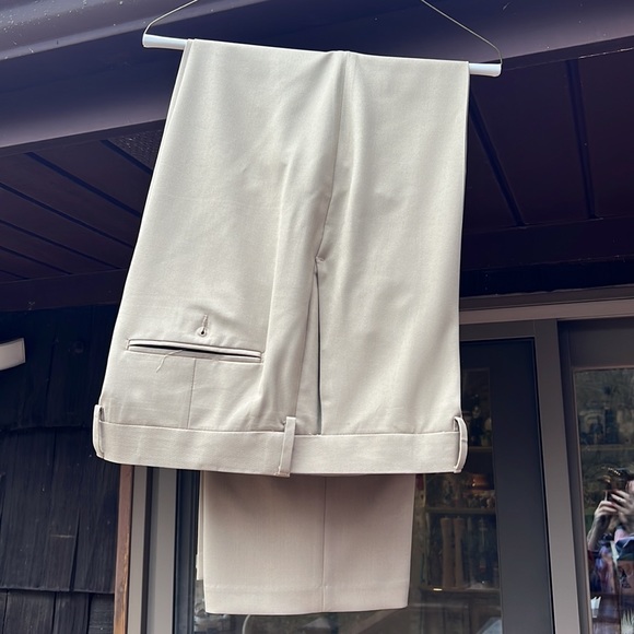 Worn once, dry cleaned Haggar Premium Stretch Stretch Pant Flat front 36x30 - Picture 4 of 9